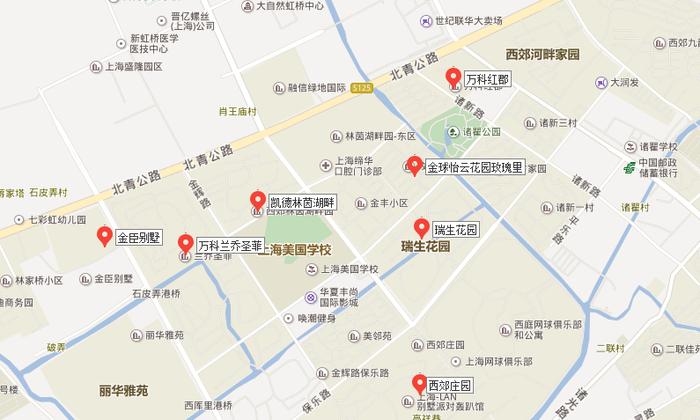 上海别墅之华漕板块 金丰国际社区: 大虹桥的后花园